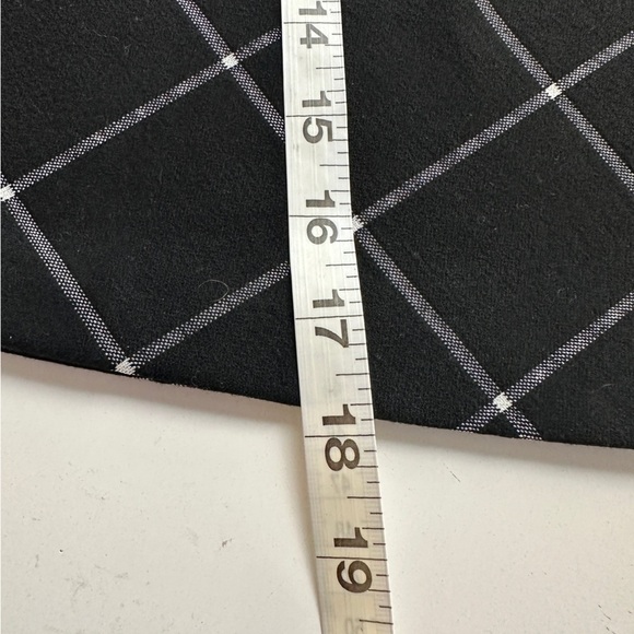 LOFT Size Small Petite Black White Argyle Preppy A-Line Schoolgirl Clueless - Picture 5 of 6